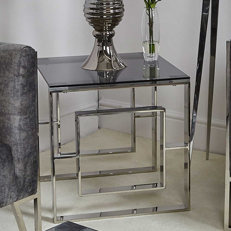 Wayfair metal store side table